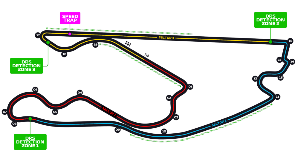 Grande Premio de Miami, 2023, trajeto, formula 01
