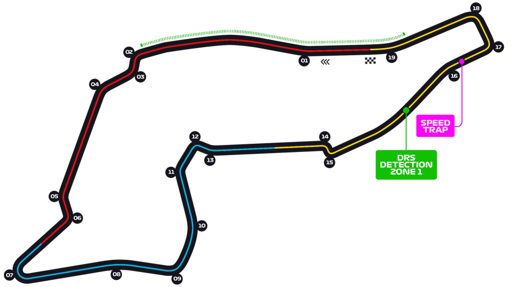 Grande Premio Emilia Romagna, Trajeto 2023, formula 01