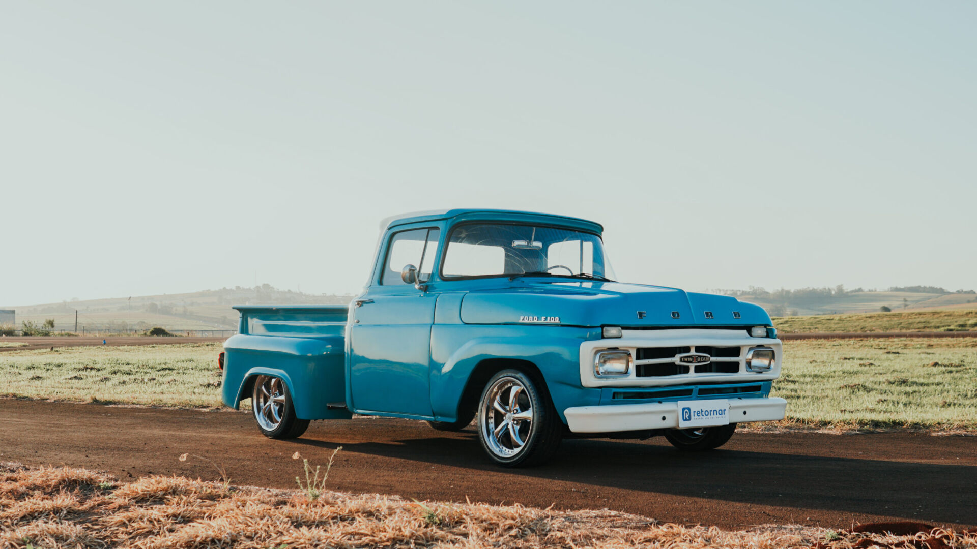 F-100 1969 Azul Retornar
