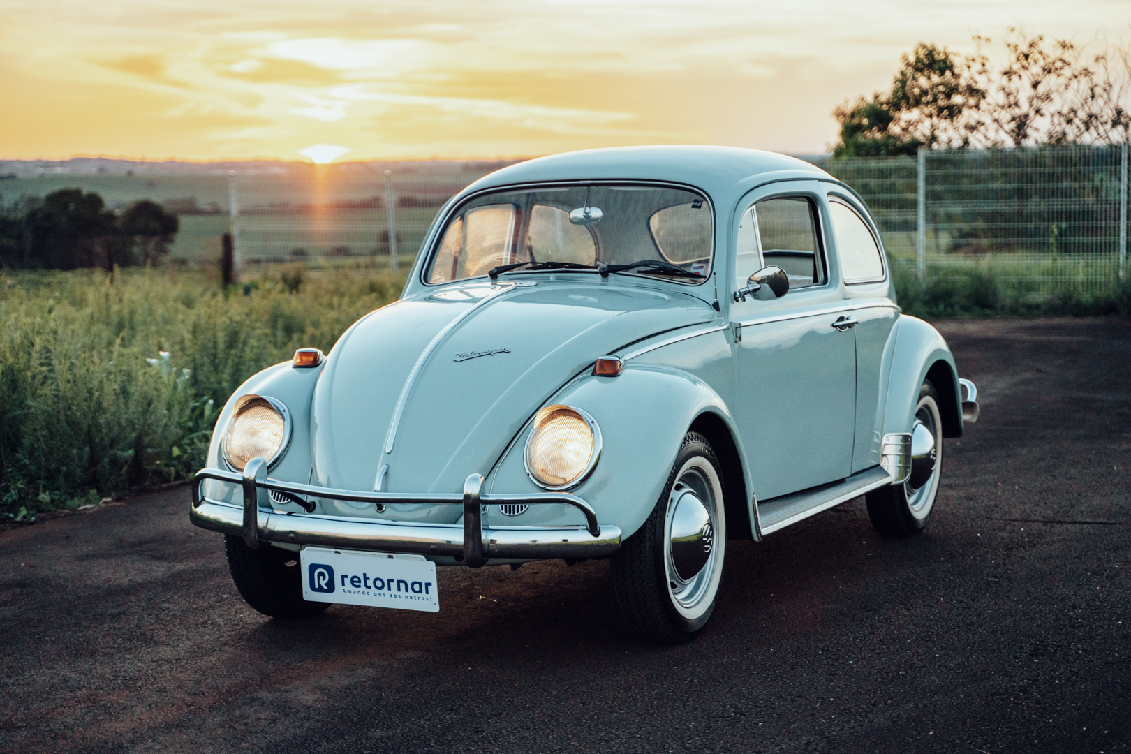 Fusca azul sorteio