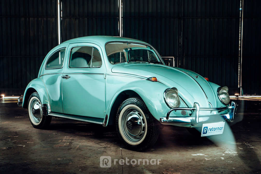 Fusca da Retornar na garagem