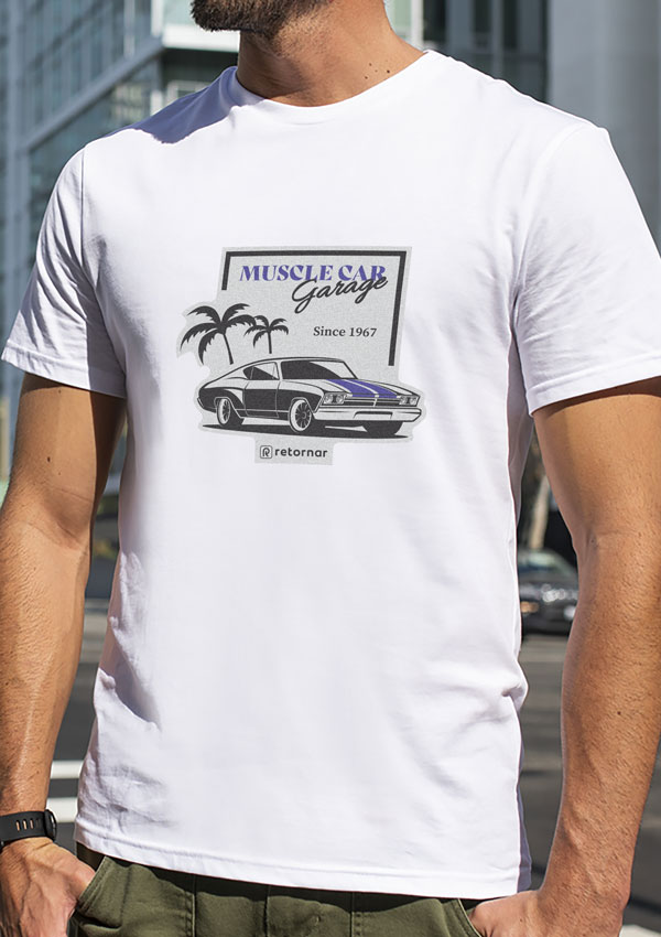 camiseta muscle car
