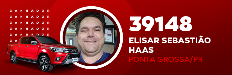 Ganhador da Hilux da Retornar