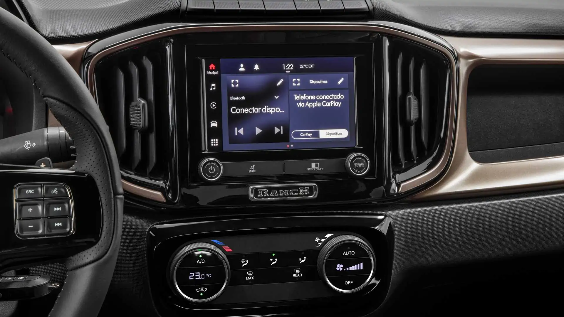 Fiat Strada 2023 ar condicionado digital