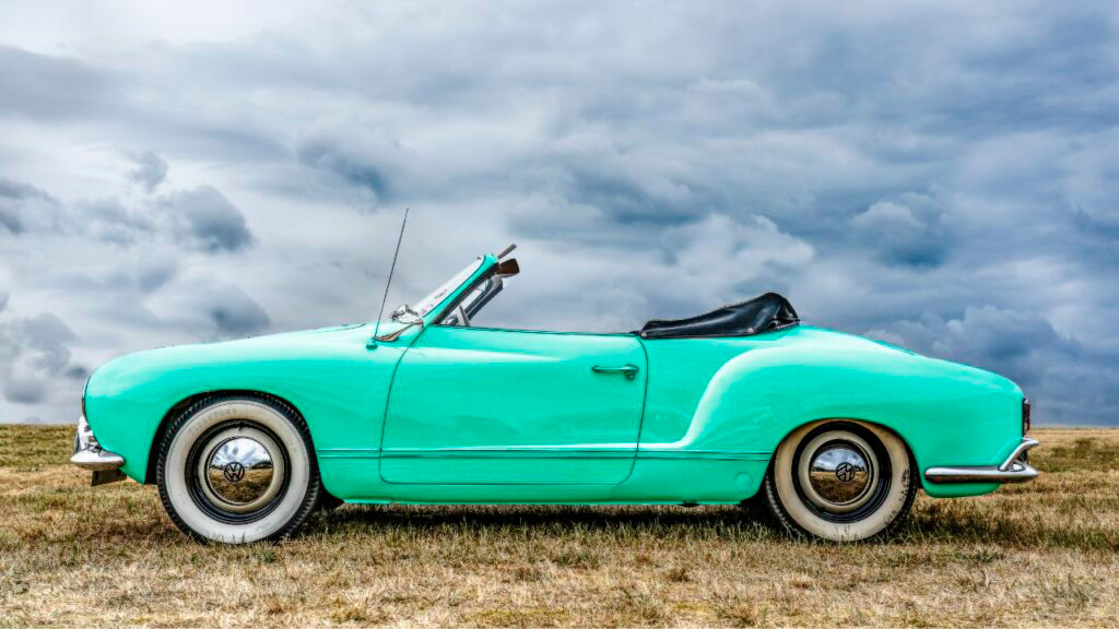 Karmann Guia Verde água