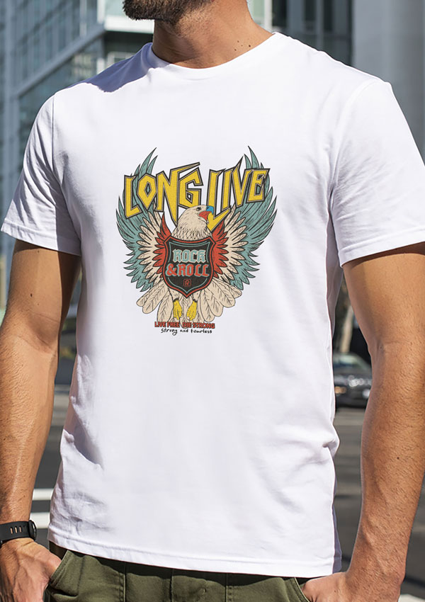 camiseta long live