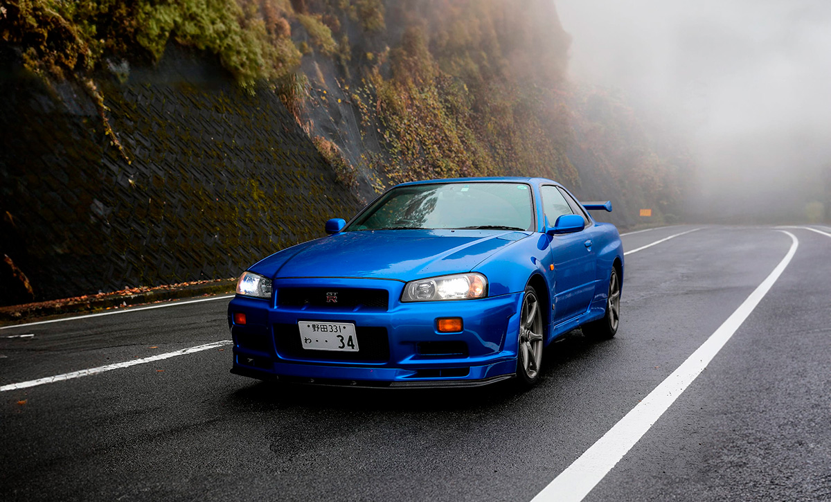 NIssan Skyline Azul do Brian
