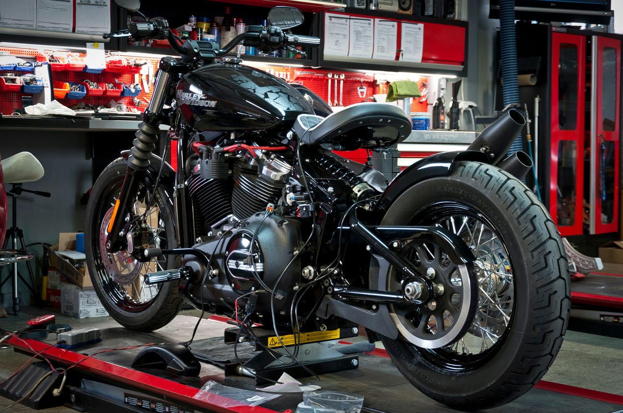 Modelo Custom Harley