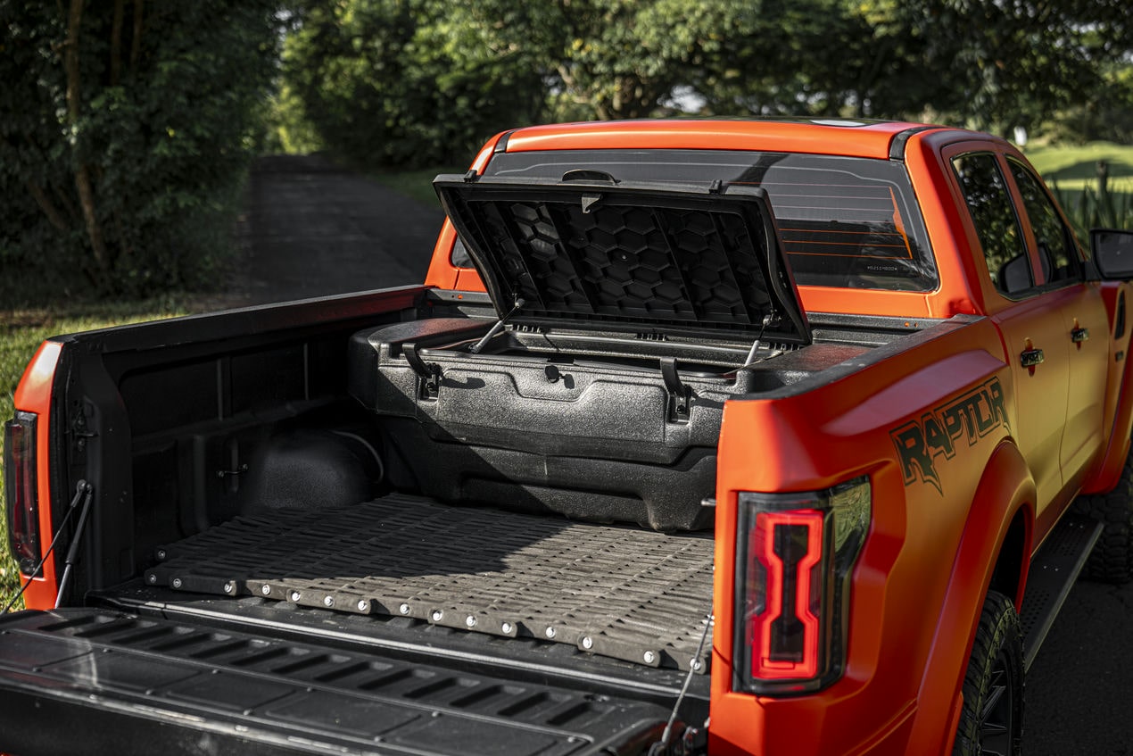Caçamba com baú da Ford Ranger