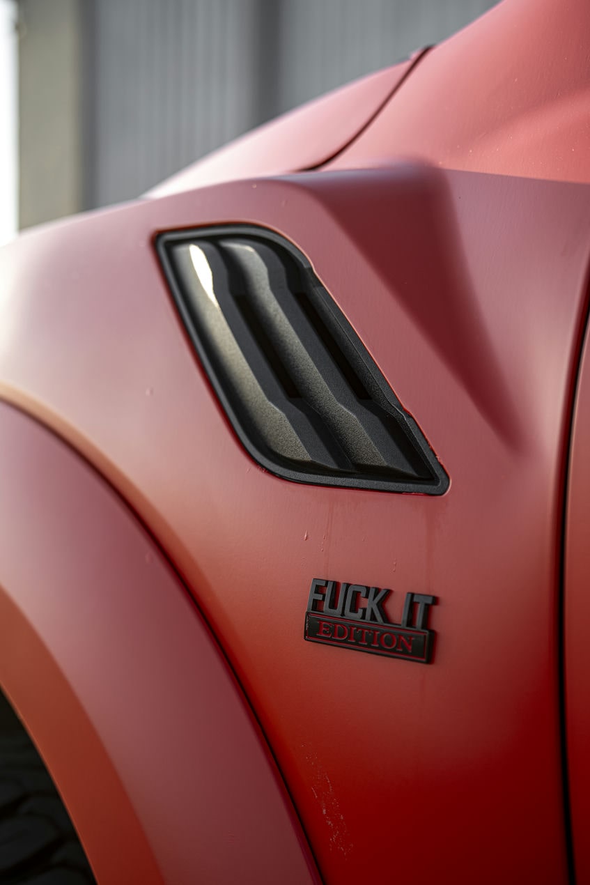 Detalhe do bodykit Raptor da Ford Ranger