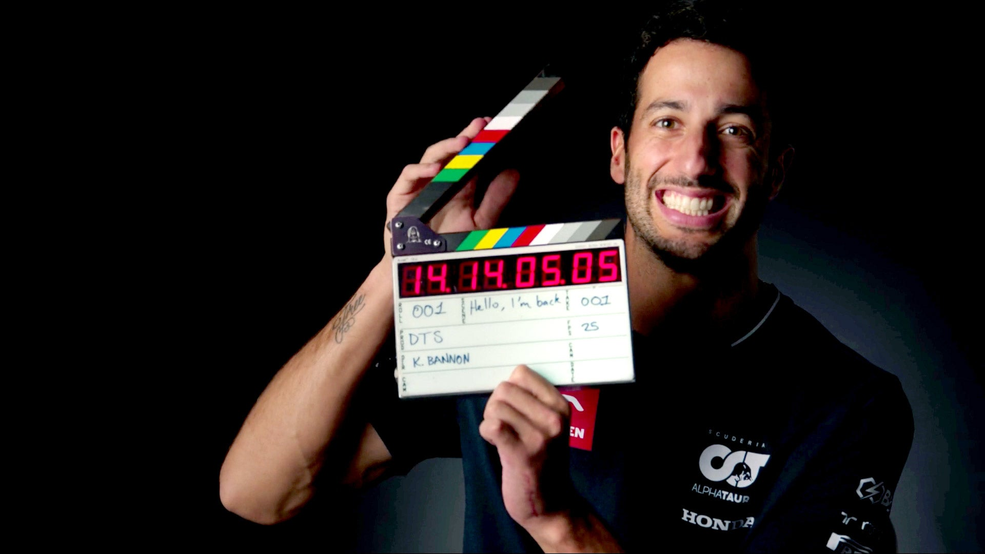 Piloto Daniel Ricciardo na série Drive To Survive