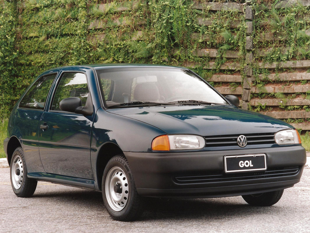 VW Gol 1994 na cor Verde escuro