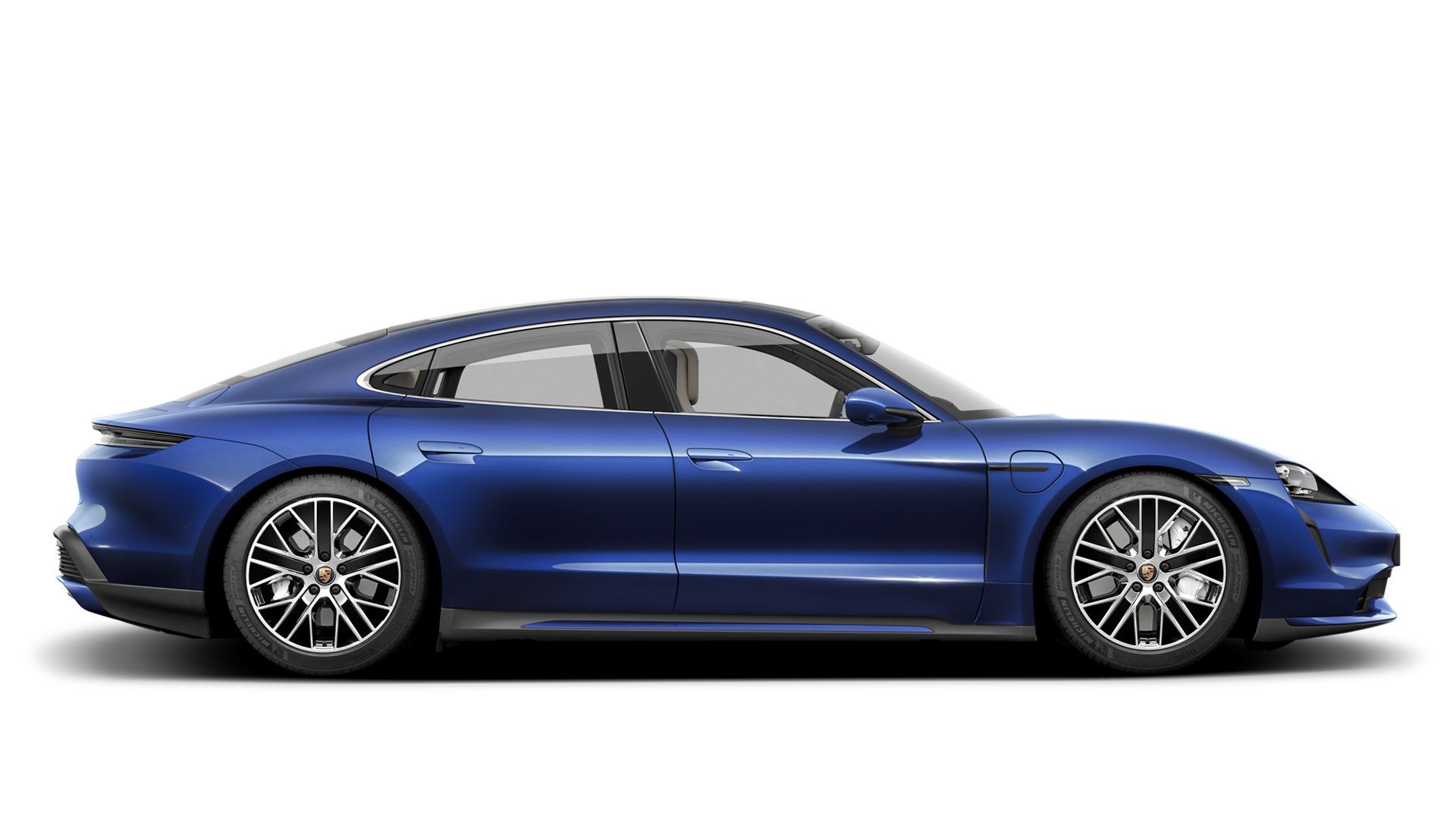 porsche Taycan Azul