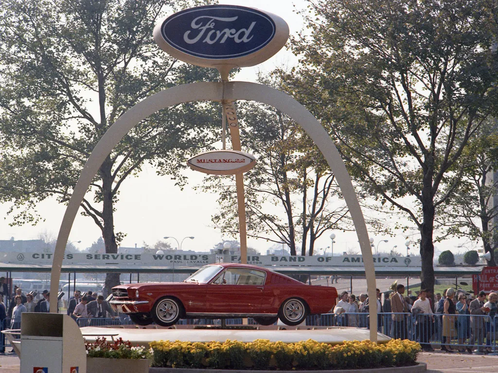 mustang em mostra de 1964