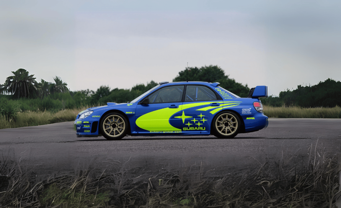 subaru impreza de corrida