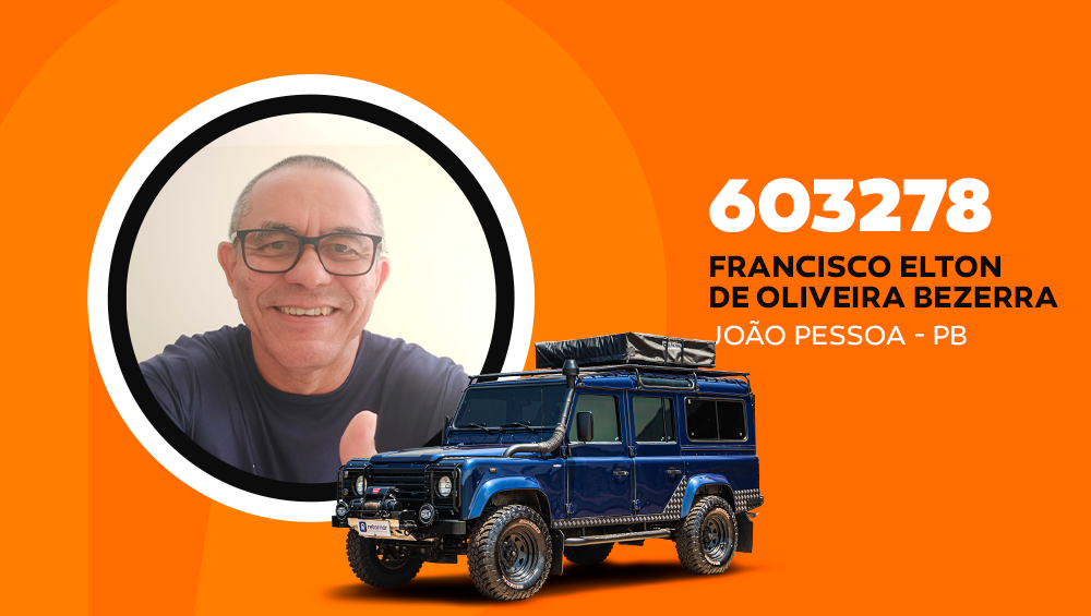 GANHADOR DO LAND ROVER DEFENDER