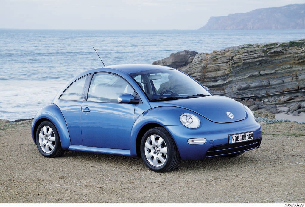 New beetle na praia