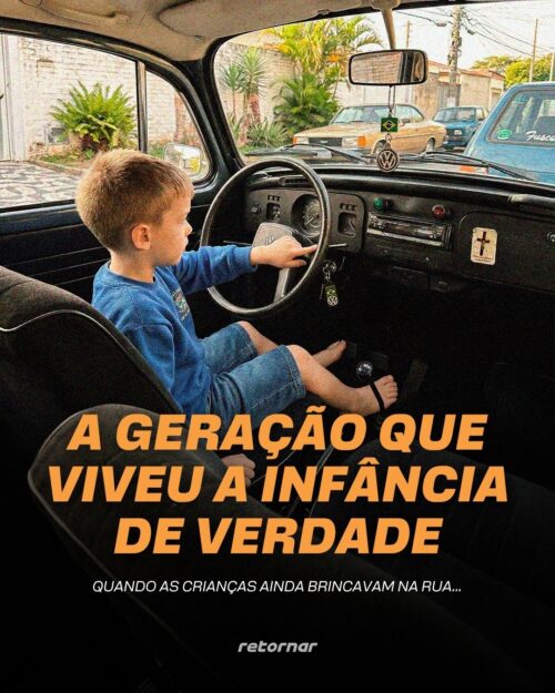 Se olharmos para trás não é difícil perceber o quanto a simplicidade daquela época nos fazia feliz… Com os mesmos amigos, as mesmas brincadeiras e sempre na mesma rua vivemos incontáveis histórias imaginárias, fomos pilotos, ganhamos corridas, tínhamos os melhores carros e as melhores motos… era bom demais!