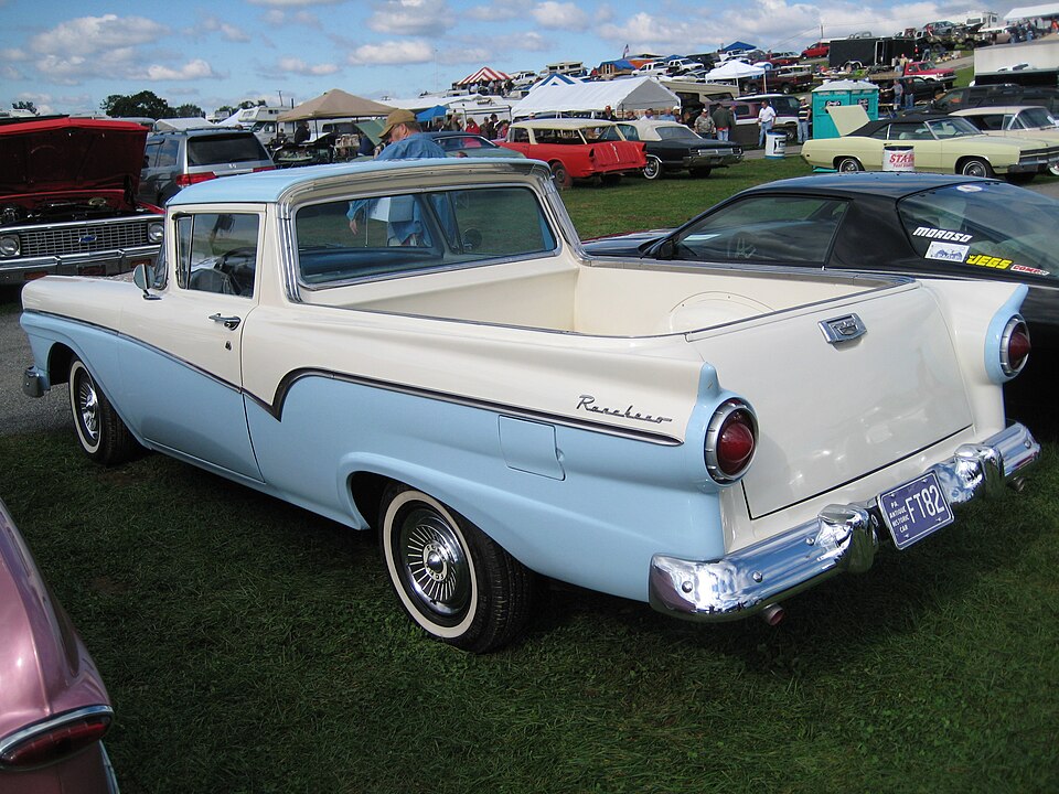 Ford Ranchero 1957 primeira geração — Retornar