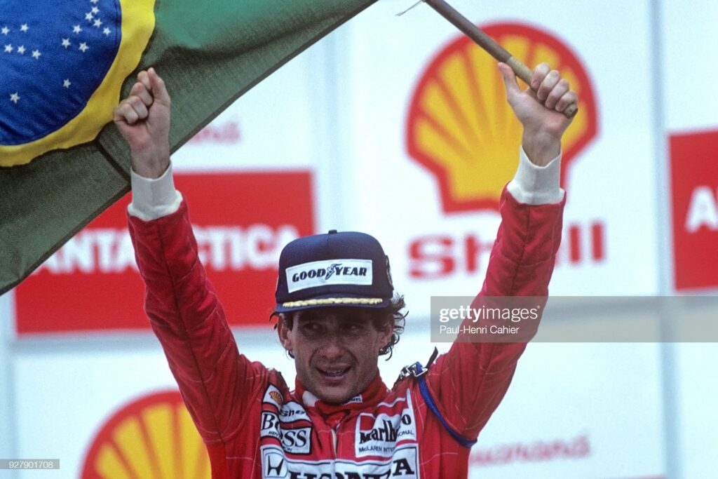 Paixão por carros de Ayrton Senna