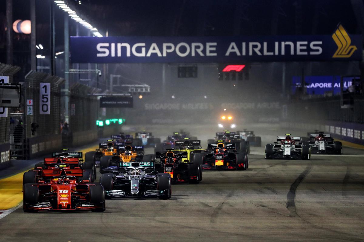 Fórmula 1: Classificação do GP de Singapura sob clima quente e