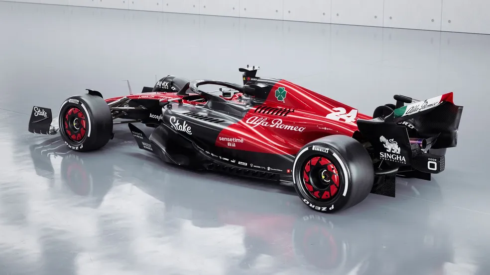 C43, carro da Alfa Romeo para 2023 na F1. GE