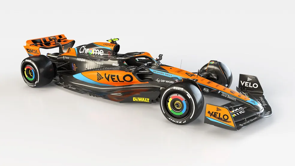 MCL60, o carro da McLaren para 2023. GE