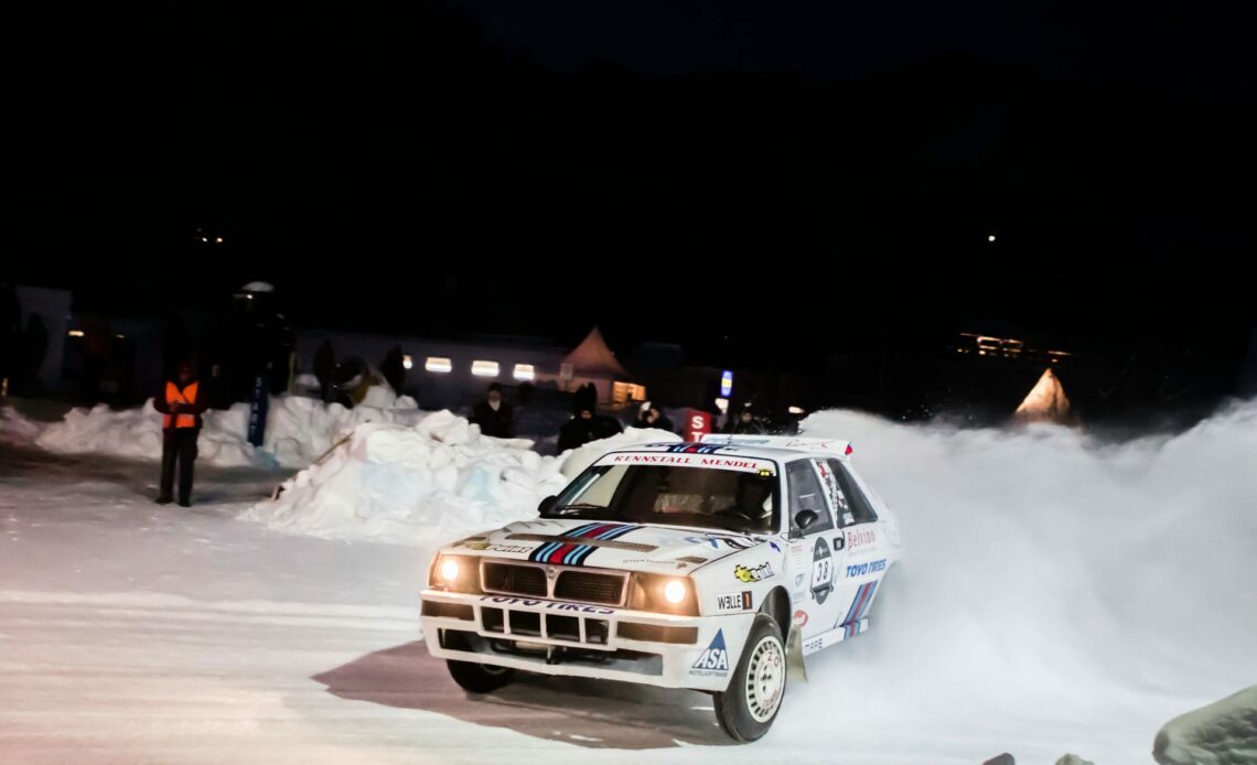 Lancia Delta Integrale na Neve