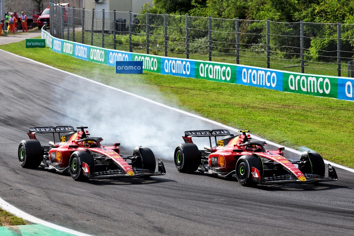 Ferraris em disputa intensa
