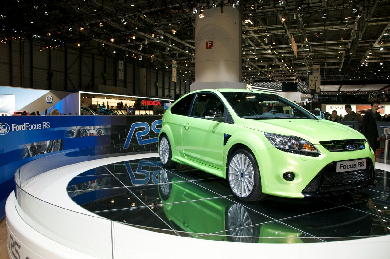Ford Focus RS de Segunda Geração em exposição