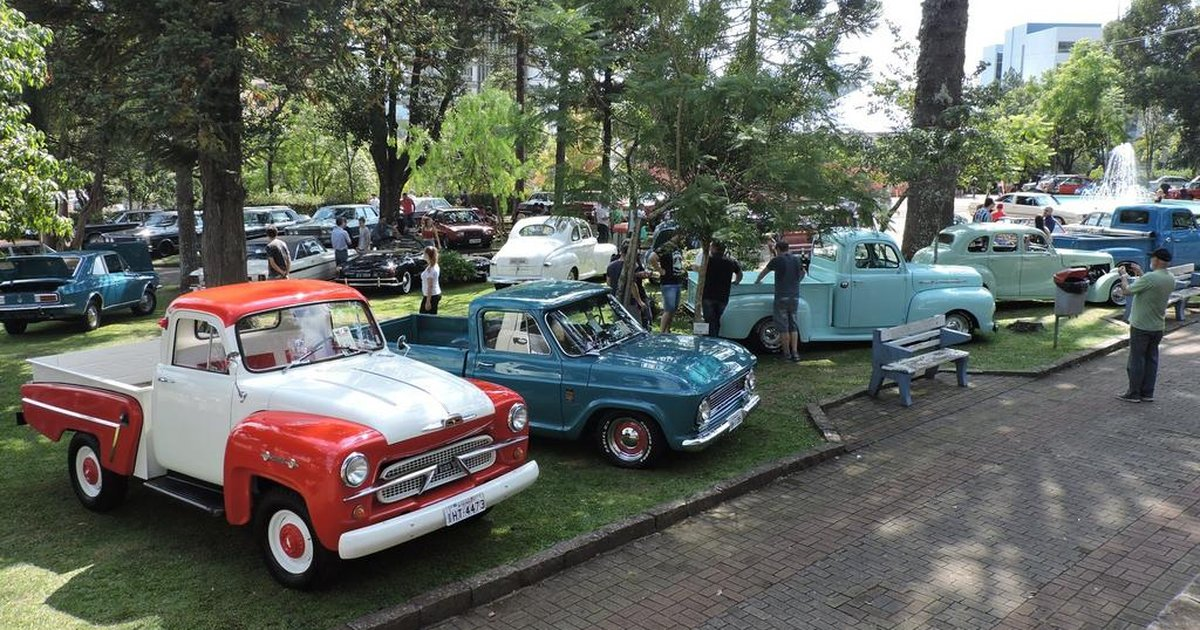 Encontro de carros antigos de São Marcos-RS