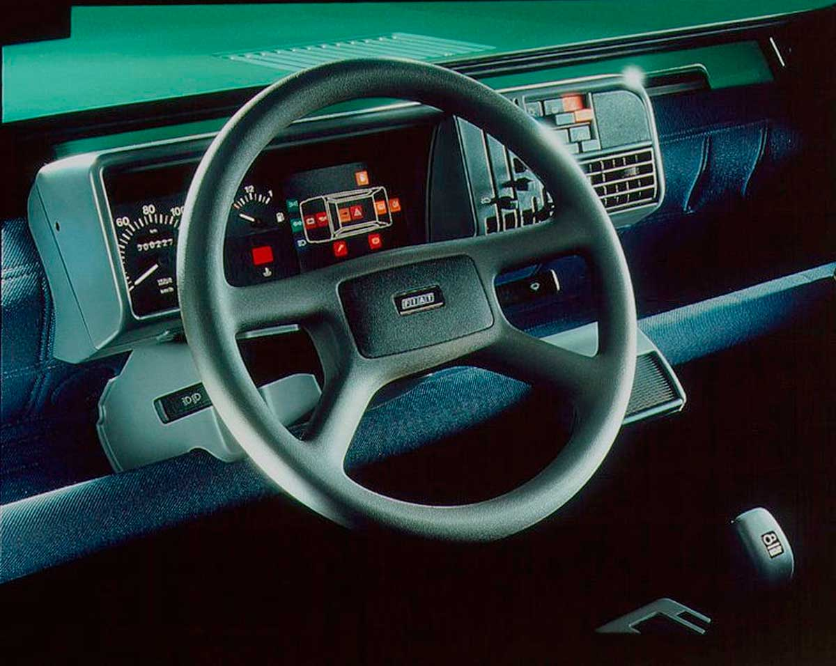 fiat uno selecta interior