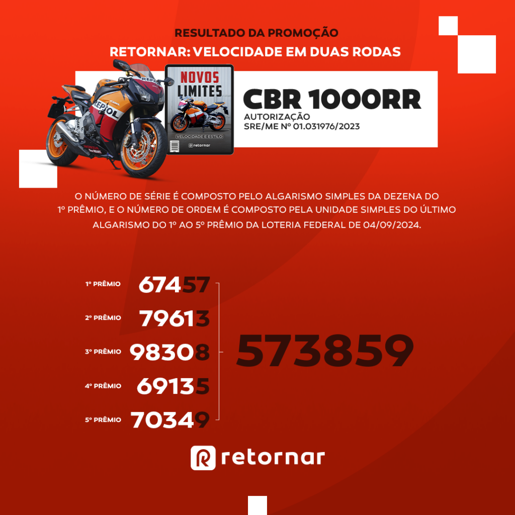 sorteio CBR1000