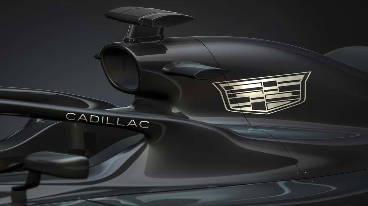 imagem do carro da f1 da cadillac