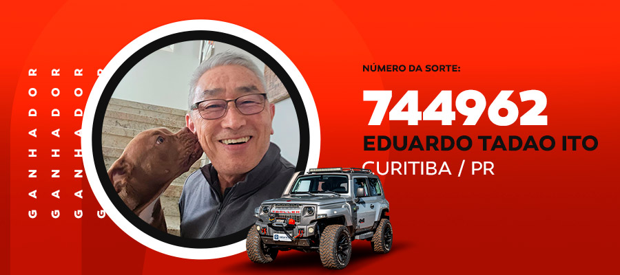 ganhador Eduardo Tadao ITO