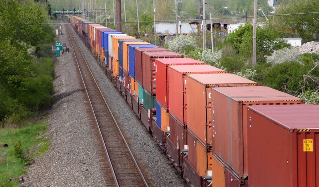 Transporte ferroviário.