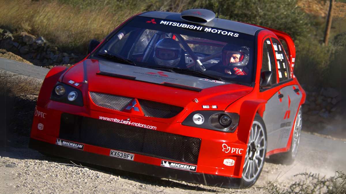 Lancer evo 8 rally