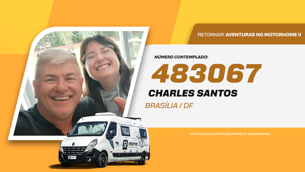 resultado do sorteio motorhome