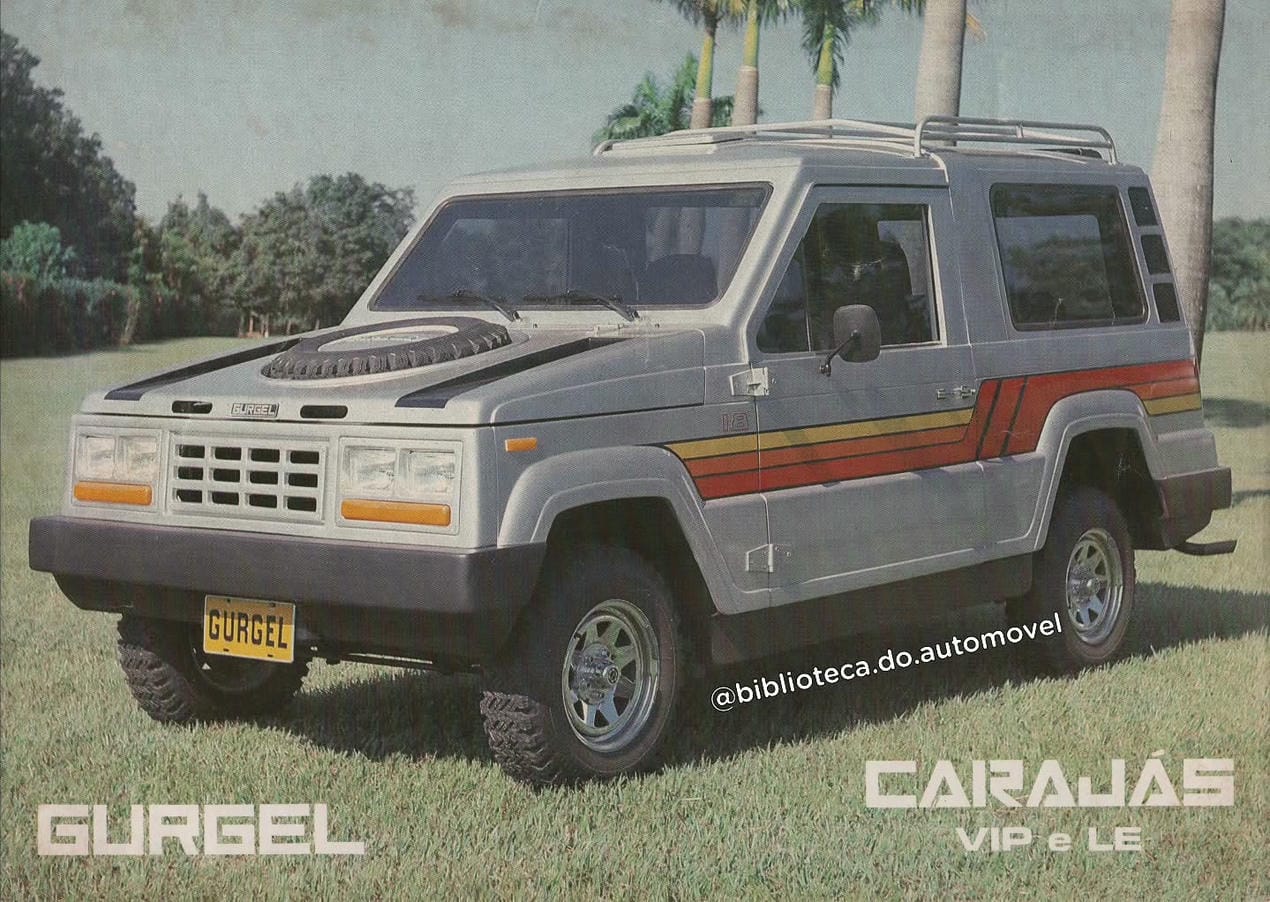 gurgel carajas um carro brasileiro fora de série